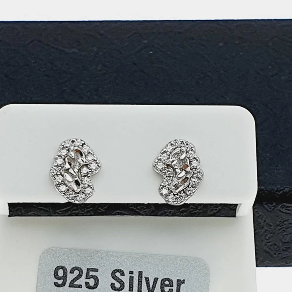- 925 sterling silver luxury CZ earrings for women/girls, Best for  RJUS21… - Picture 10 of 11